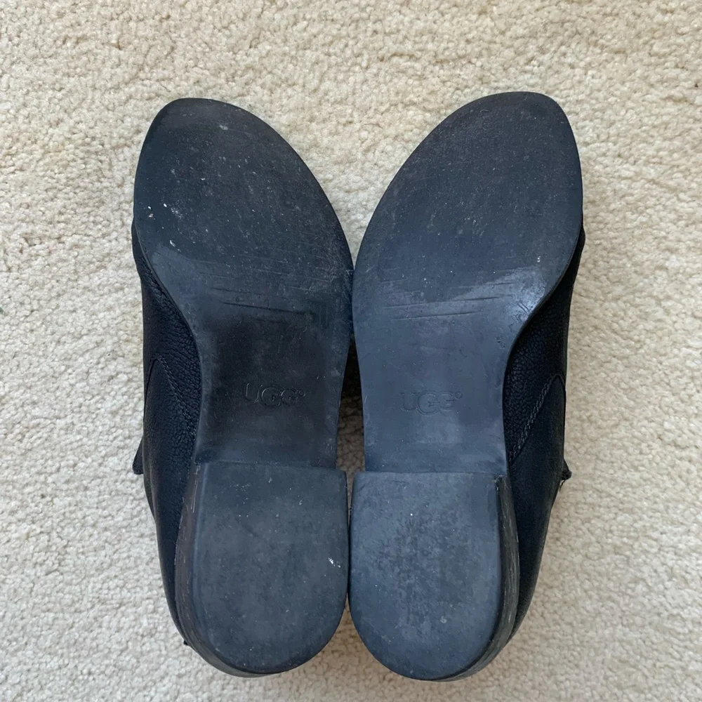 UGG Glee Leather Ankle Boots 7 - Picture 7 of 10